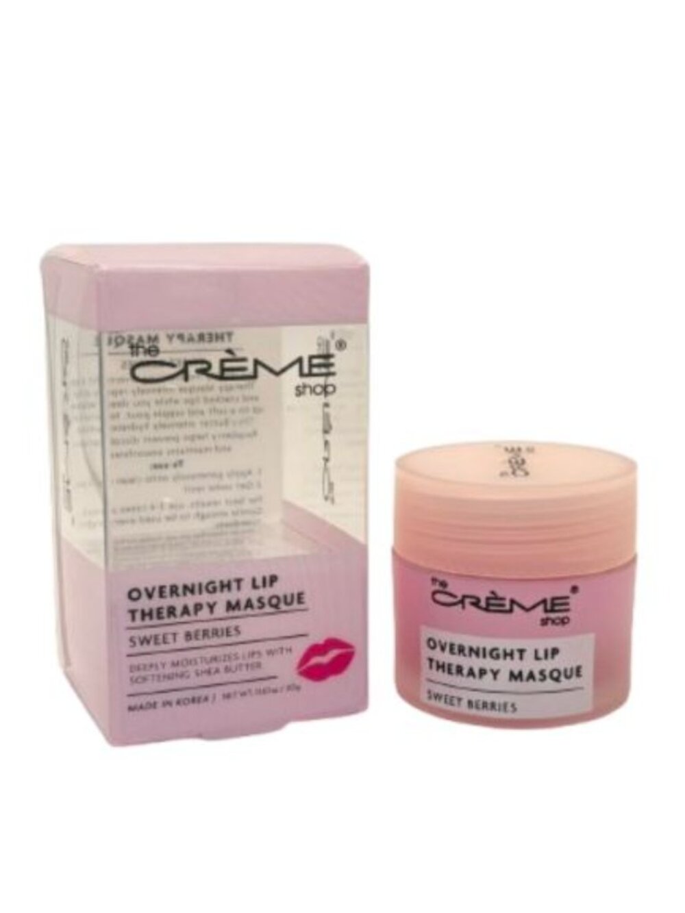 The Crème Shop Sweet Berries Overnight Lip Therapy Masque NEW
